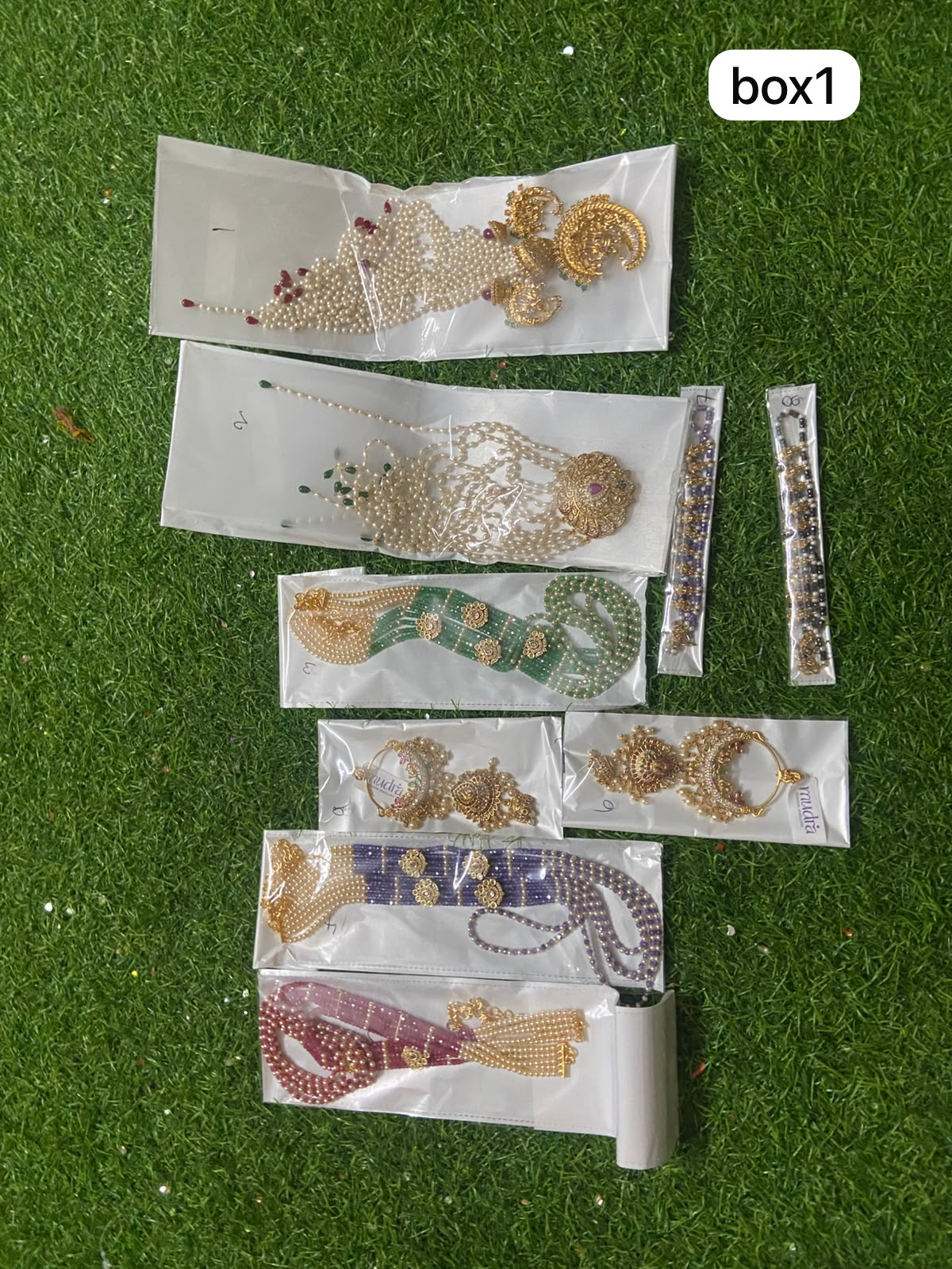 box 1 with different sets