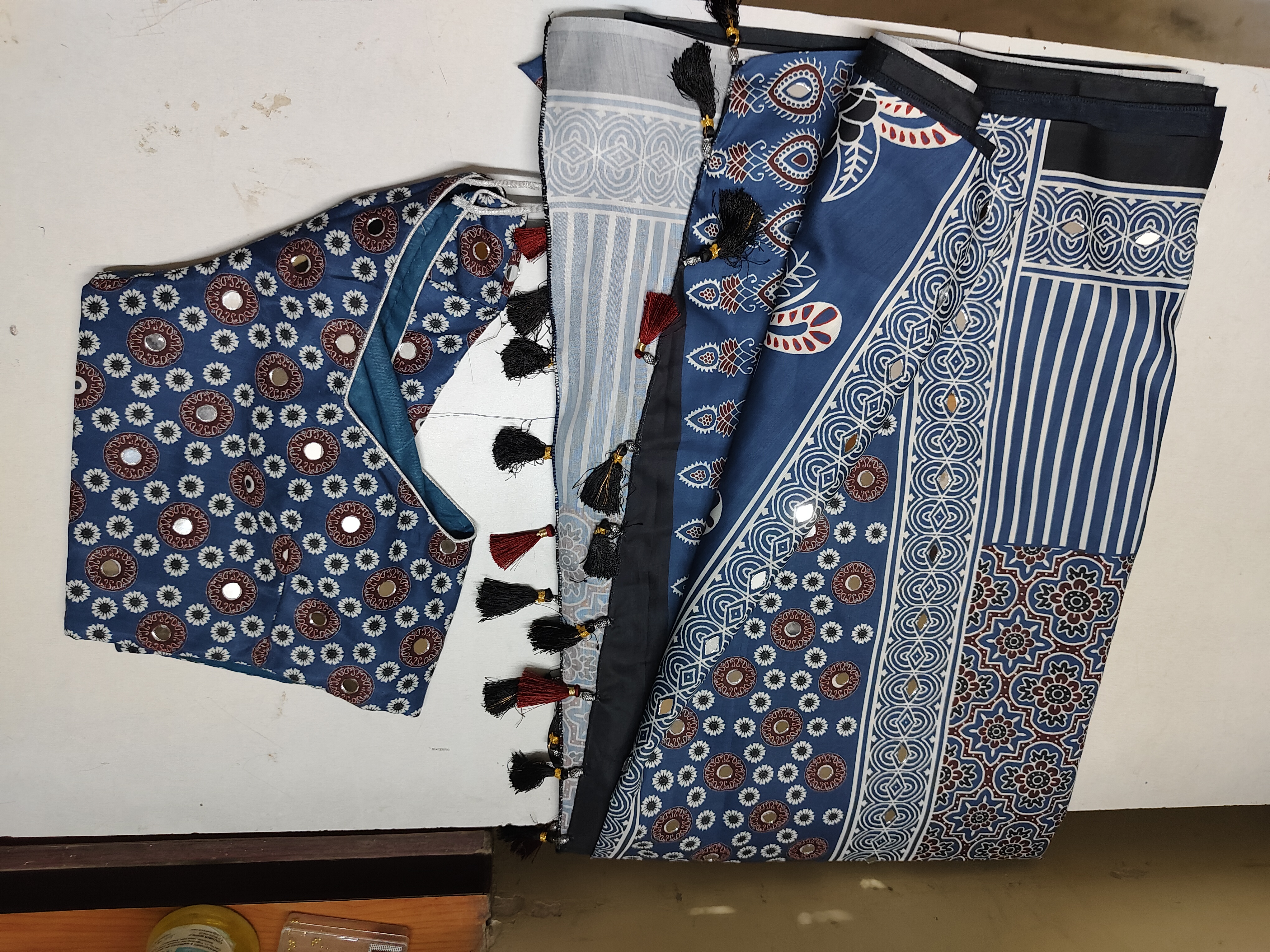ajrak saree Saree