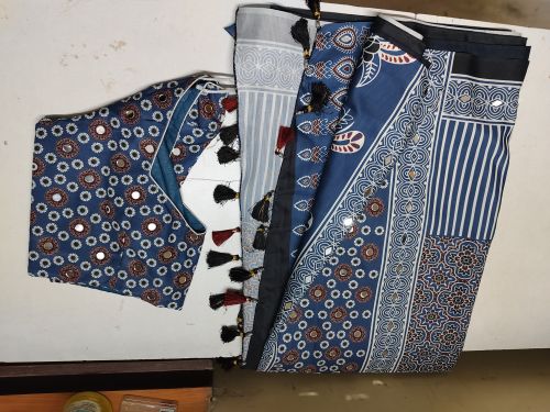 ajrak saree Saree