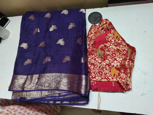 pure georgette Saree