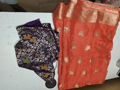 pure georgette Saree