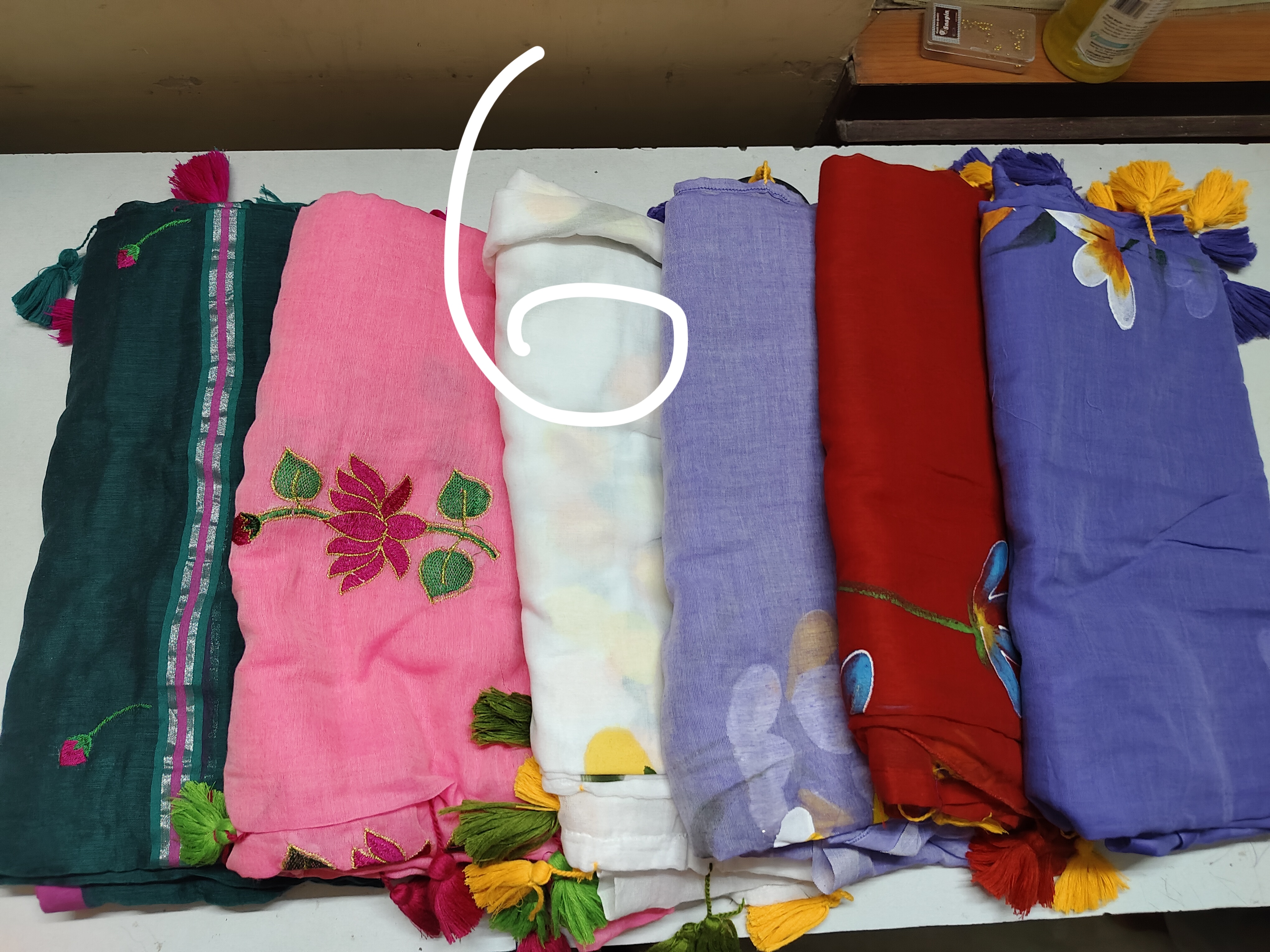 mul mul cotton Saree