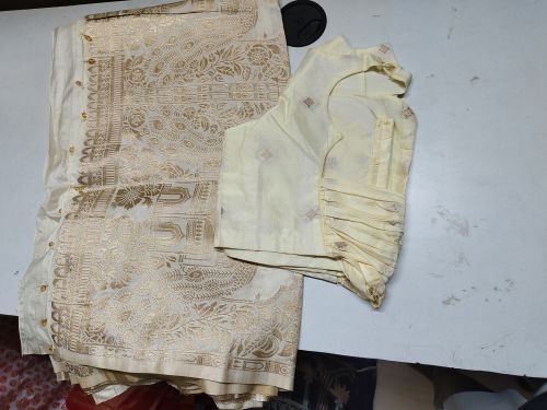 Banaras saree with lines Saree
