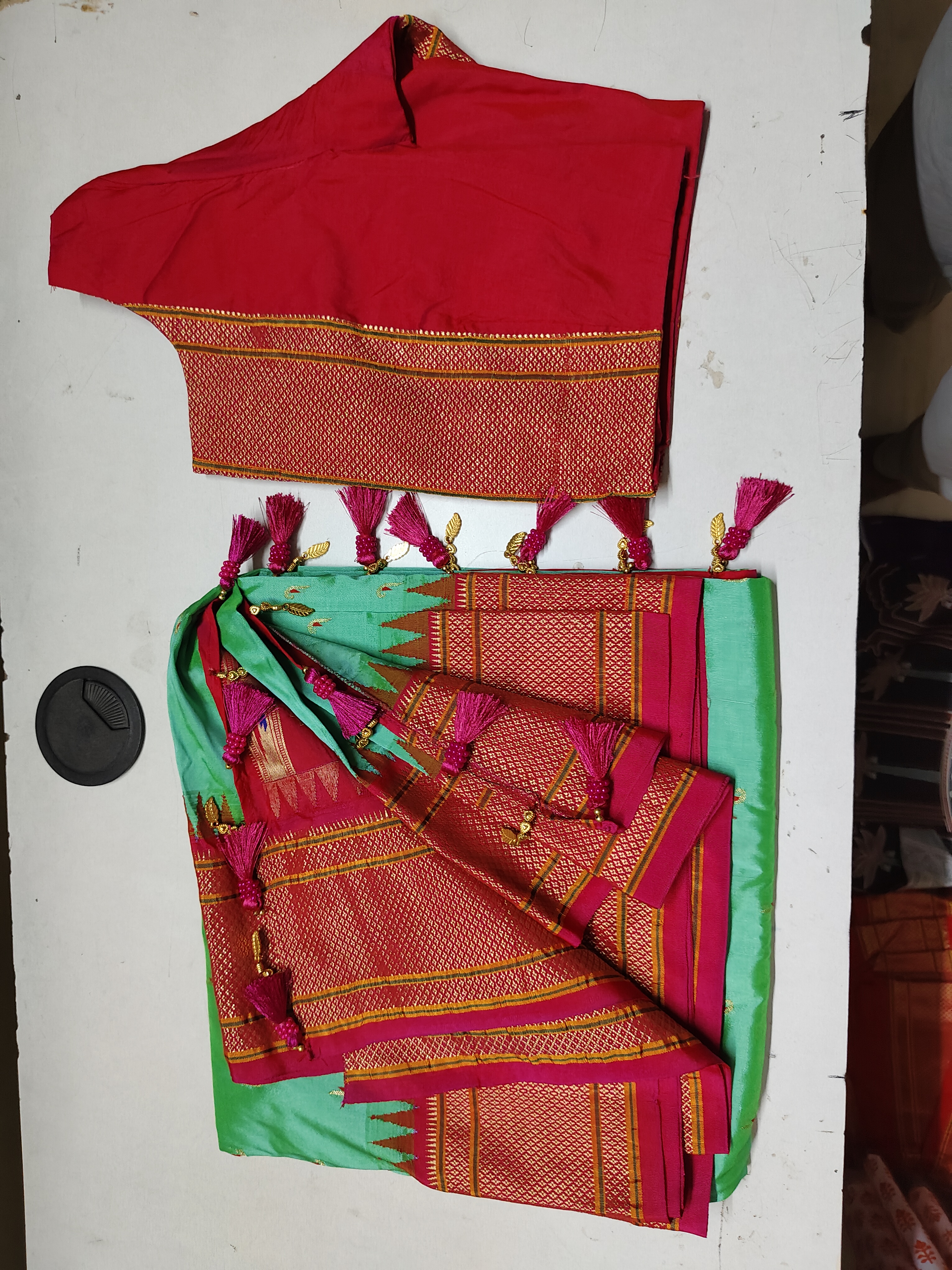 narayanpet saree with kadi border Saree