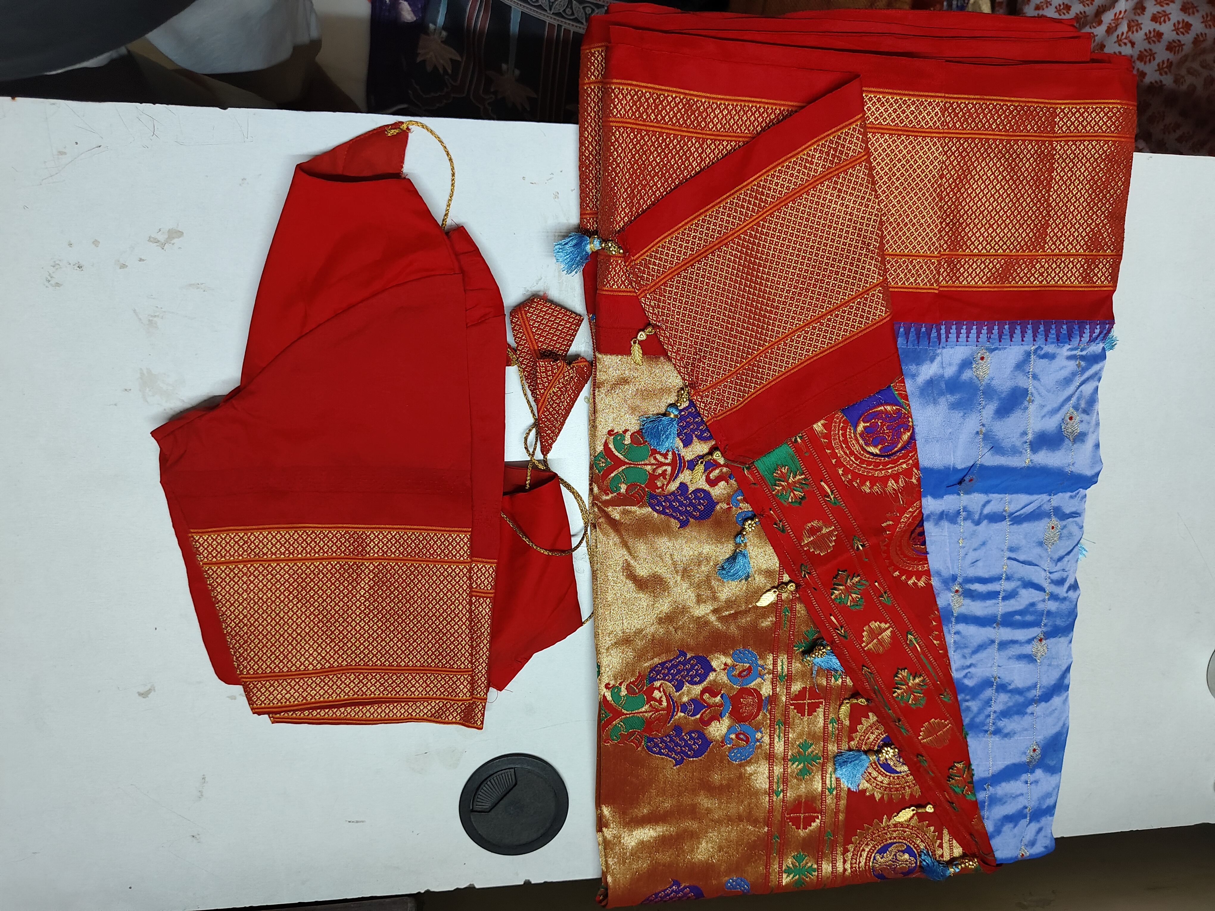 narayanpet saree with kadi border Saree