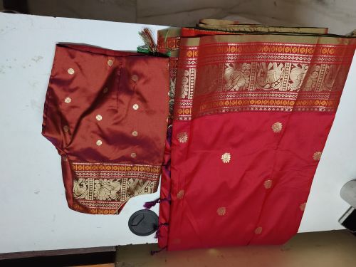 soft banaras slik Saree