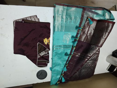 Pure Mangalagiri pattu saree Saree