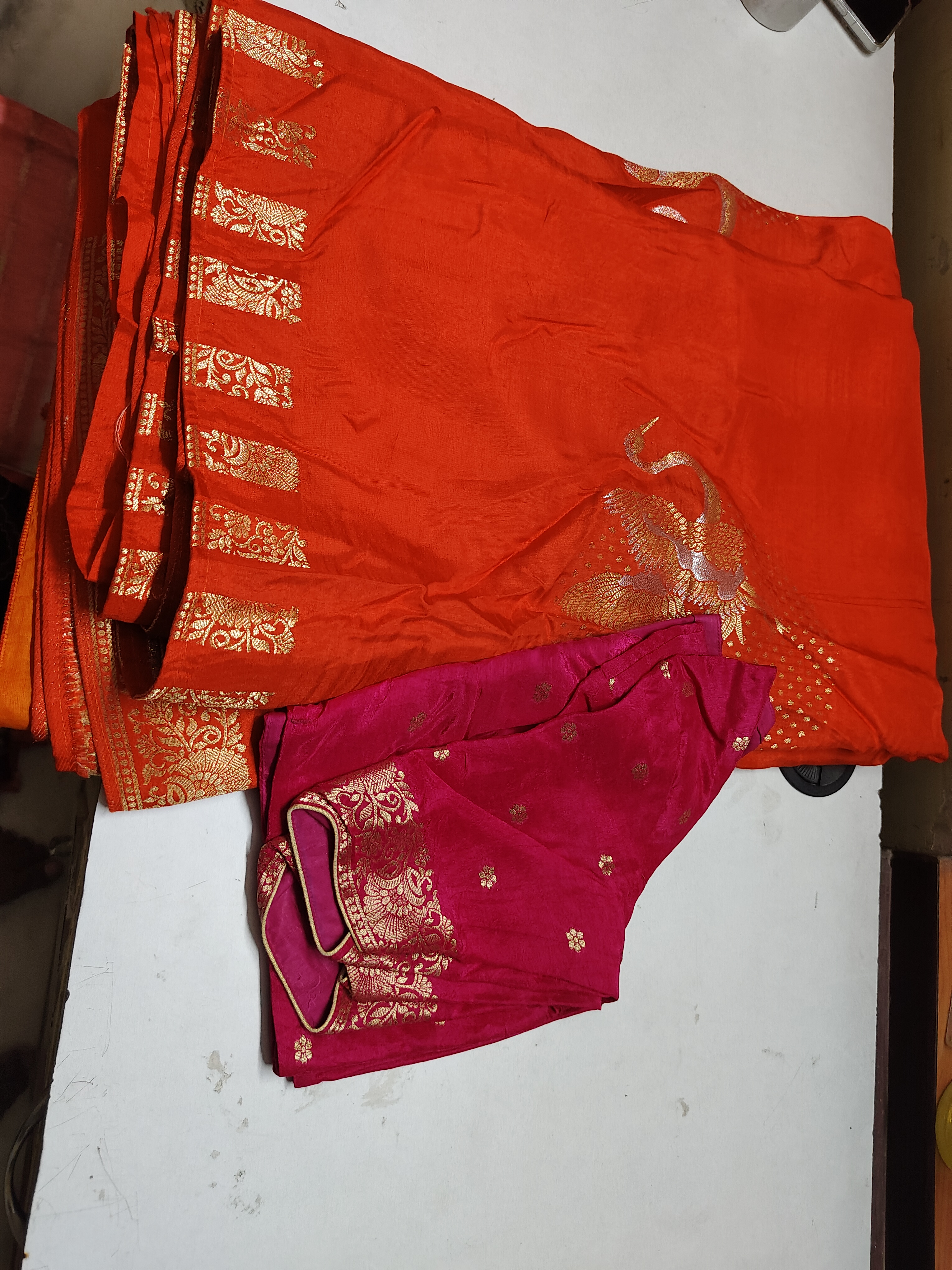 raw mango silk Saree