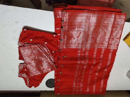 Pure Mangalagiri pattu saree Saree