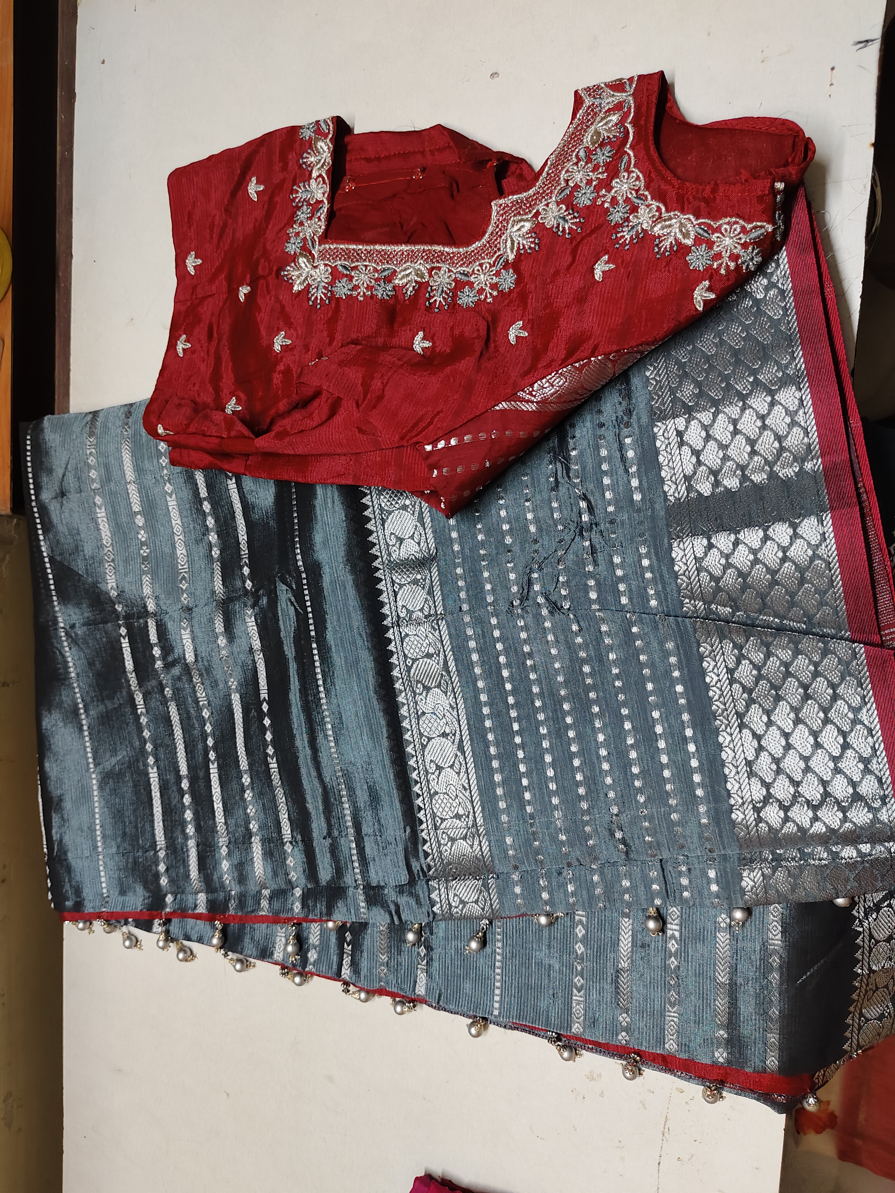 Pure Mangalagiri pattu saree Saree