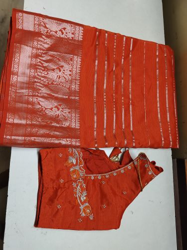 Pure Mangalagiri pattu saree Saree