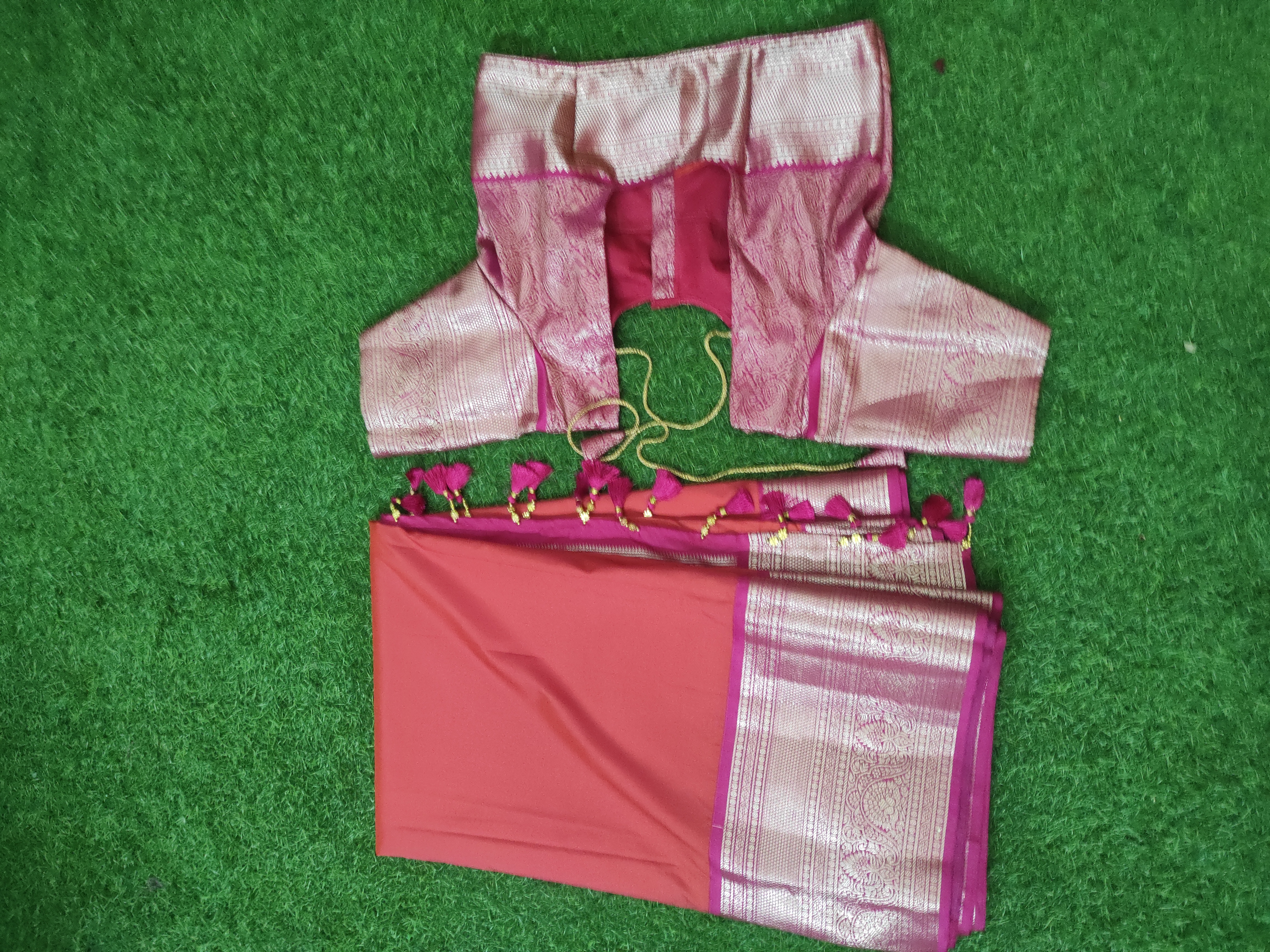 Semi Kanchi pattu saree Saree