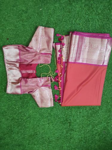 Semi Kanchi pattu saree Saree