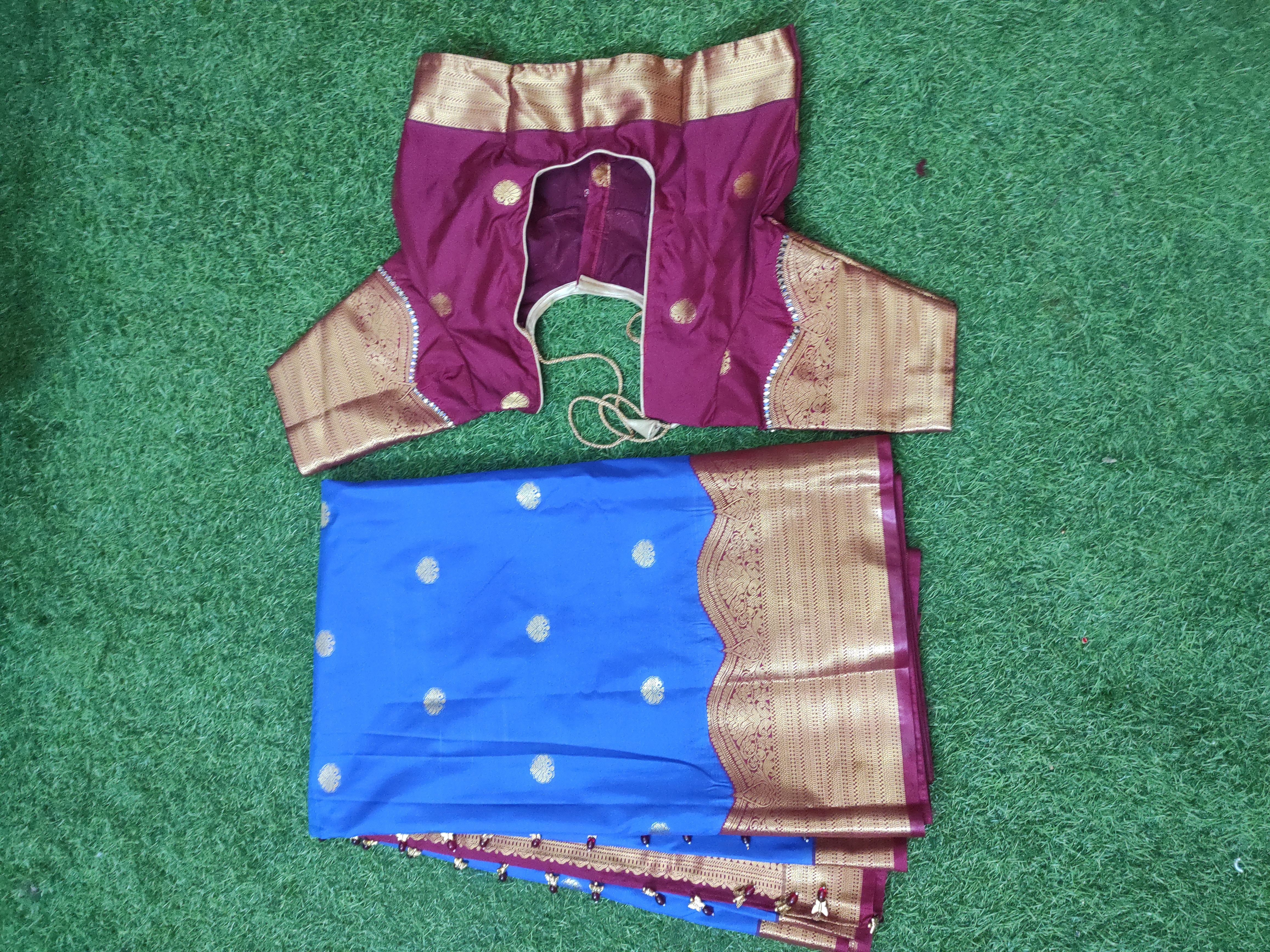 Semi Kanchi pattu saree Saree