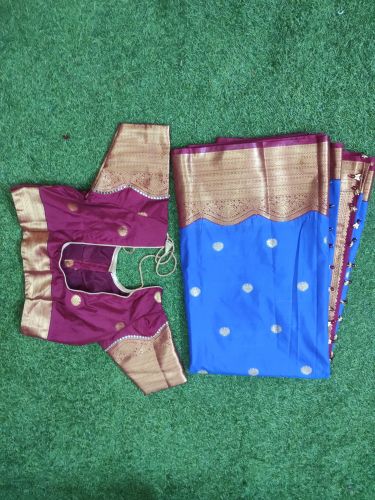 Semi Kanchi pattu saree Saree