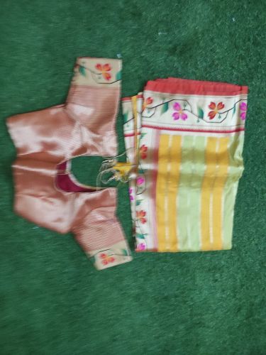 Banaras saree with Paithani border Saree