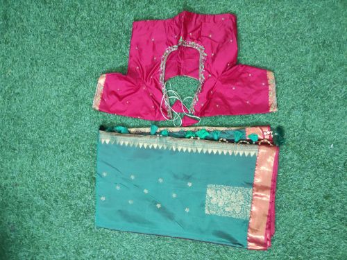 Semi Kanchi pattu saree Saree