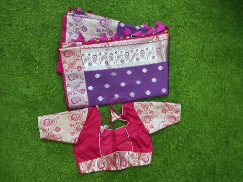 Semi Kanchi pattu saree Saree