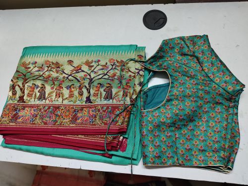 banaras meenakari work saree Saree